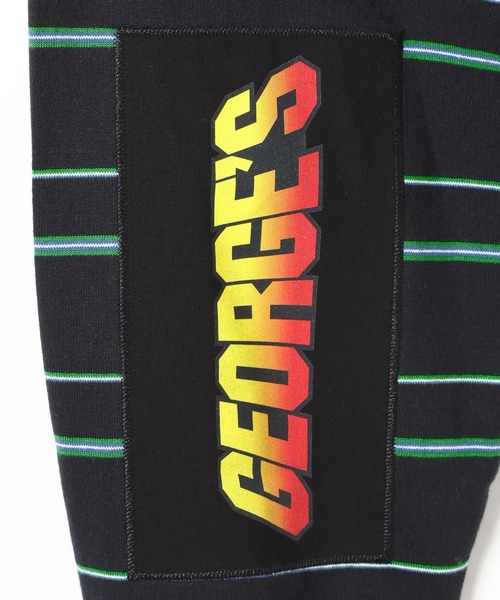 GEORGE'S（ジョージズ）の「エルボーパッチマルチボーダー（Tシャツ/カットソー・メンズ・グレー系その他/ネイビー/グレー系その他2/ライトグレー・MEDIUM/LARGE）」の18枚目の写真