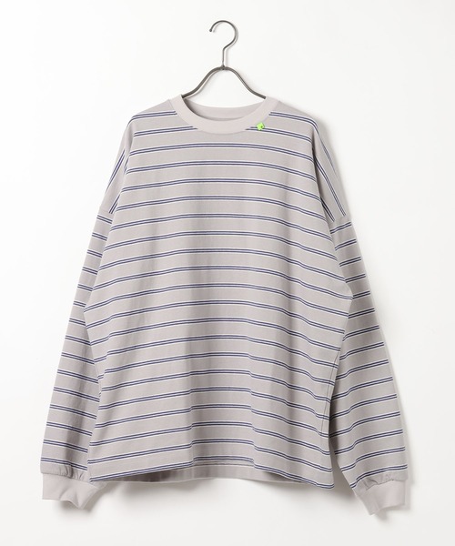 GEORGE'S（ジョージズ）の「エルボーパッチマルチボーダー（Tシャツ/カットソー・メンズ・グレー系その他/ネイビー/グレー系その他2/ライトグレー・MEDIUM/LARGE）」の19枚目の写真