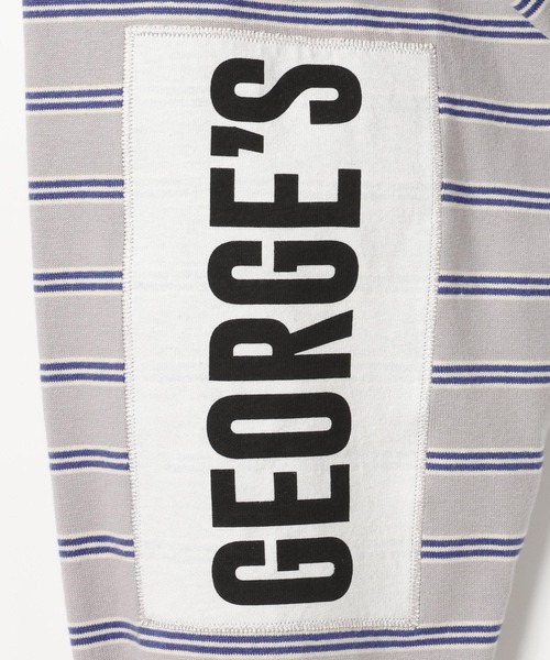 GEORGE'S（ジョージズ）の「エルボーパッチマルチボーダー（Tシャツ/カットソー・メンズ・グレー系その他/ネイビー/グレー系その他2/ライトグレー・MEDIUM/LARGE）」の21枚目の写真