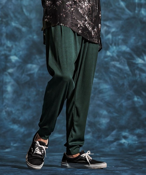 Jih Nunc（ジーヌンク）の「mp14510-ストレッチプリーツイージーパンツ(JIH-R1152)（その他パンツ・メンズ・ブラック/ロイヤルブルー/ダークグリーン・L/M/S）」の13枚目の写真