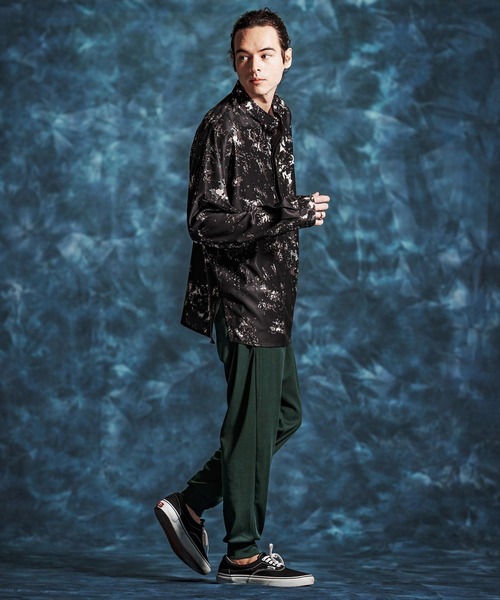 Jih Nunc（ジーヌンク）の「mp14510-ストレッチプリーツイージーパンツ(JIH-R1152)（その他パンツ・メンズ・ブラック/ロイヤルブルー/ダークグリーン・L/M/S）」の16枚目の写真