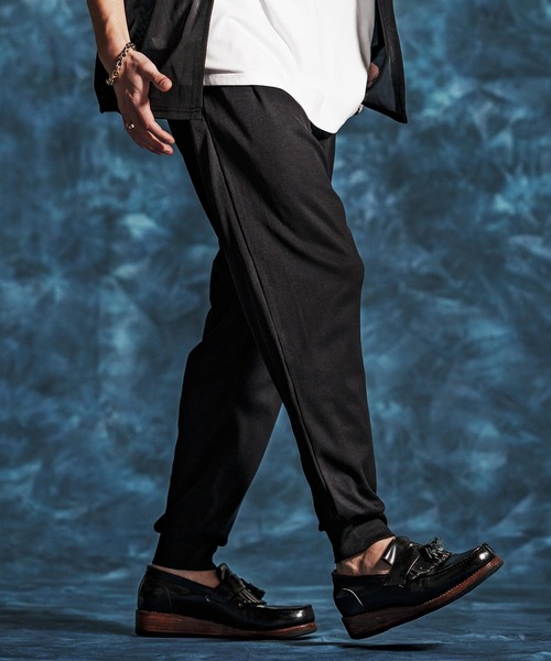 Jih Nunc（ジーヌンク）の「mp14510-ストレッチプリーツイージーパンツ(JIH-R1152)（その他パンツ・メンズ・ブラック/ロイヤルブルー/ダークグリーン・L/M/S）」の19枚目の写真