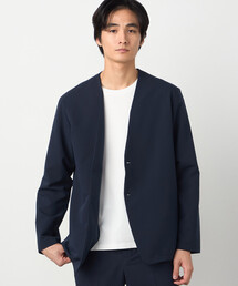 COMME CA ISM（コムサイズム）の「【セットアップ対応】ウールライク  ノーカラージャケット（ノーカラージャケット）」