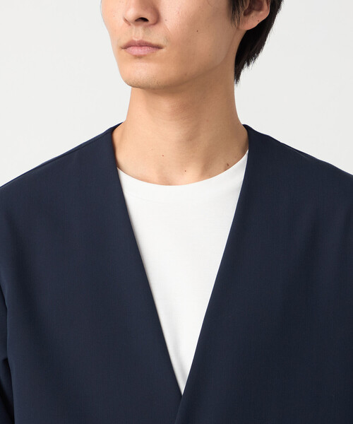 COMME CA ISM(コムサイズム)の「【セットアップ対応】ウールライク ノーカラージャケット(ノーカラージャケット・メンズ・ネイビー/ベージュ・SMALL/MEDIUM/LARGE/X-LARGE)」の18枚目の写真