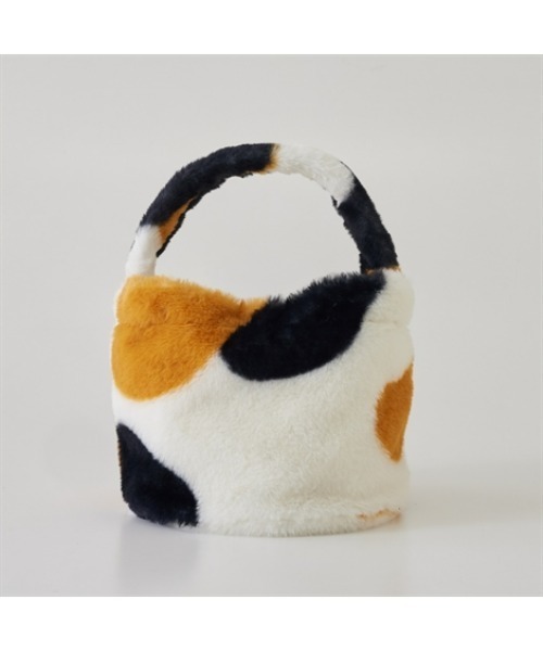 COCOPLATZ interior（ココプラッツインテリア）の「まるで猫！のようなモフモフバッグ（猫Feel）【正規品】（トートバッグ・レディース・グレー系1/ベージュ系/マルチ/ブラウン系/グレー系2/ブラック系・FREE）」の6枚目の写真