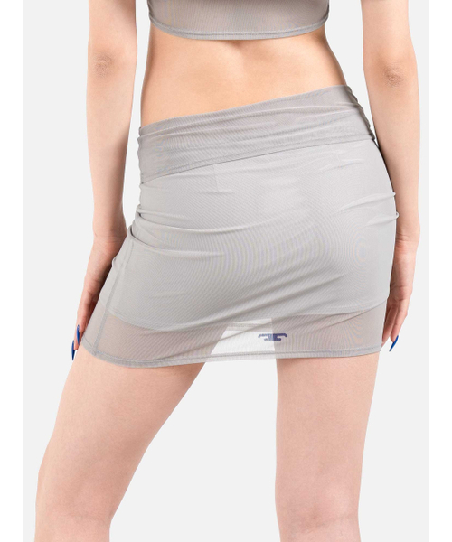 TROOEL(トルーエル)の「Mesh Fold Over Mini Skirt(スカート・レディース・その他・S/M/L)」の2枚目の写真