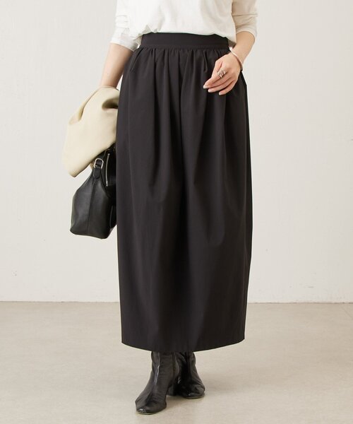 BEARDSLEY(ビアズリー)の「ヘンケイタックタフタスカート(スカート・レディース・ブラック・FREE)」の10枚目の写真