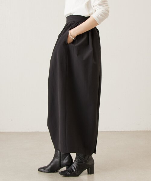 BEARDSLEY(ビアズリー)の「ヘンケイタックタフタスカート(スカート・レディース・ブラック・FREE)」の11枚目の写真