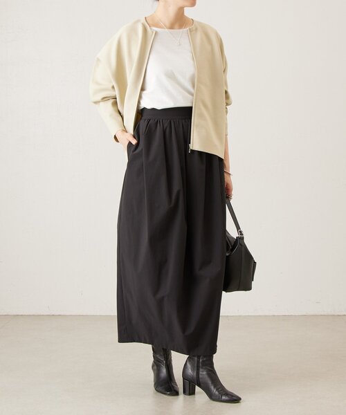 BEARDSLEY(ビアズリー)の「ヘンケイタックタフタスカート(スカート・レディース・ブラック・FREE)」の14枚目の写真