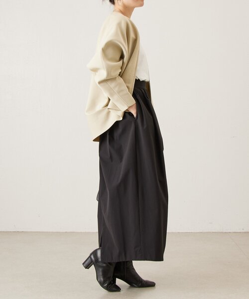 BEARDSLEY(ビアズリー)の「ヘンケイタックタフタスカート(スカート・レディース・ブラック・FREE)」の17枚目の写真