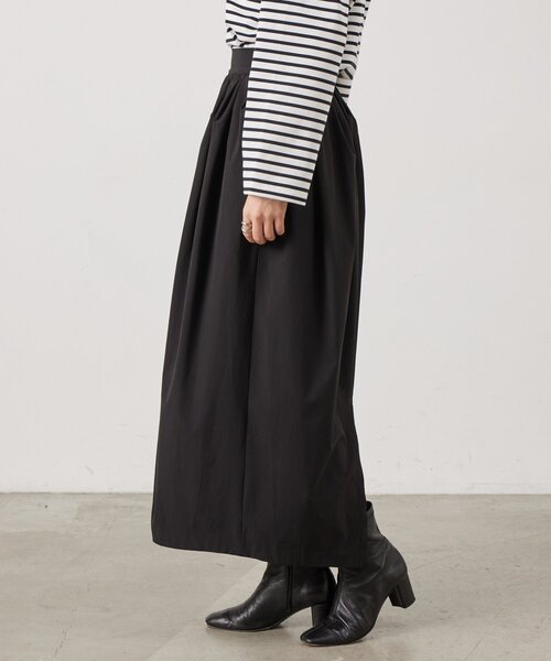 BEARDSLEY(ビアズリー)の「ヘンケイタックタフタスカート(スカート・レディース・ブラック・FREE)」の6枚目の写真