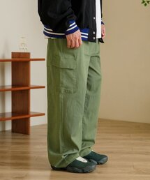 RUGGED HOUSE（ラギッドハウス）の「16番手ウォッシュドカーゴバンディングパンツカーキ（その他パンツ）」