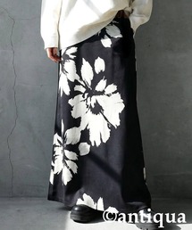 花柄 ロングスカート
