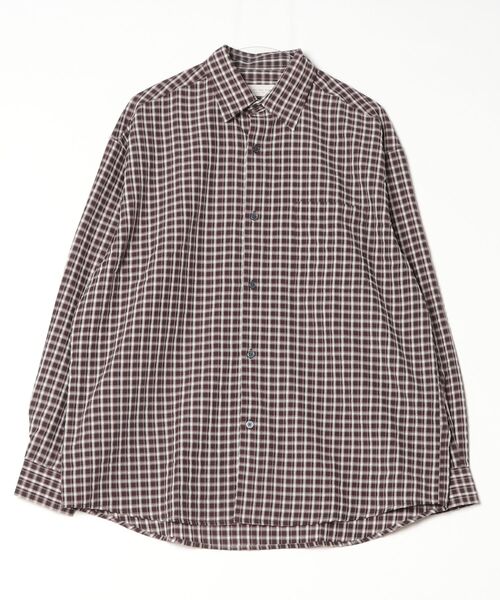 many men many mind(メニーメンメニーマインド)の「MANYMENMANYMINDS / シアサッカーチェック/L/Sシャツ(シャツ/ブラウス・メンズ・ブルー/ブラウン/ブラック・LARGE/MEDIUM)」の11枚目の写真