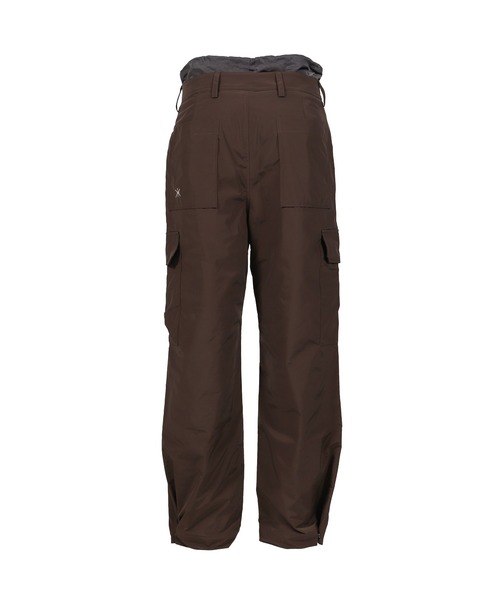YUNSE(ユンセ)の「PADDED CARGO PANTS(カーゴパンツ・レディース・ブラック/ブラウン・OS)」の12枚目の写真