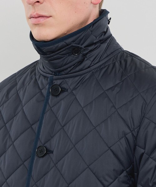 MACKINTOSH LONDON（マッキントッシュ ロンドン）の「【WEB・一部店舗限定】【WATSON】ポリエステルタフタキルティングブルゾン（ブルゾン・メンズ・ネイビー/グリーン系その他5・40/36/42/38）」の8枚目の写真