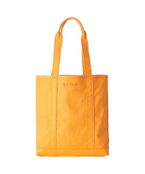 L.L.Bean（エルエルビーン）の「【L.L.Bean/エル・エル・ビーン】 record tote bag for bonjor records exclusive（トートバッグ・レディース・チャコールグレー/オレンジ・FREE）」の4枚目の写真