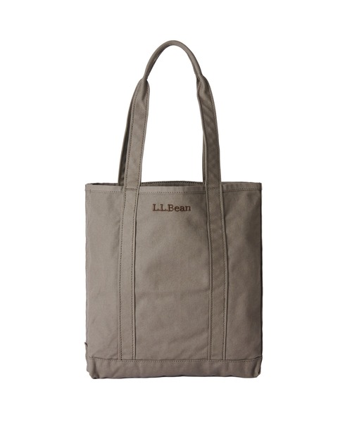 L.L.Bean（エルエルビーン）の「【L.L.Bean/エル・エル・ビーン】 record tote bag for bonjor records exclusive（トートバッグ・レディース・チャコールグレー/オレンジ・FREE）」の3枚目の写真