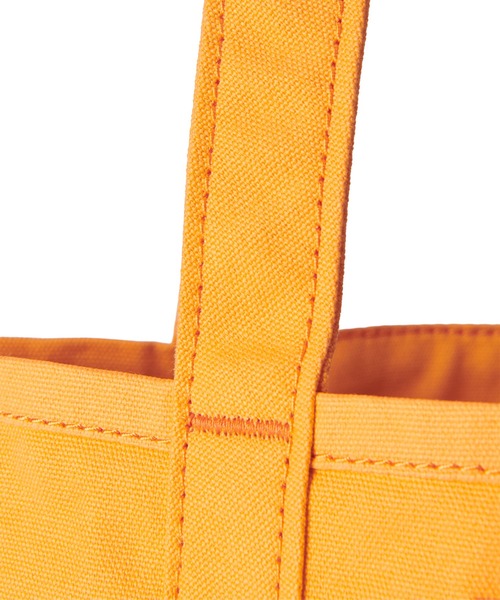 L.L.Bean（エルエルビーン）の「【L.L.Bean/エル・エル・ビーン】 record tote bag for bonjor records exclusive（トートバッグ・レディース・チャコールグレー/オレンジ・FREE）」の14枚目の写真