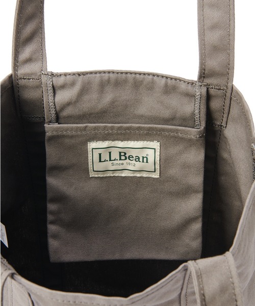 L.L.Bean（エルエルビーン）の「【L.L.Bean/エル・エル・ビーン】 record tote bag for bonjor records exclusive（トートバッグ・レディース・チャコールグレー/オレンジ・FREE）」の17枚目の写真