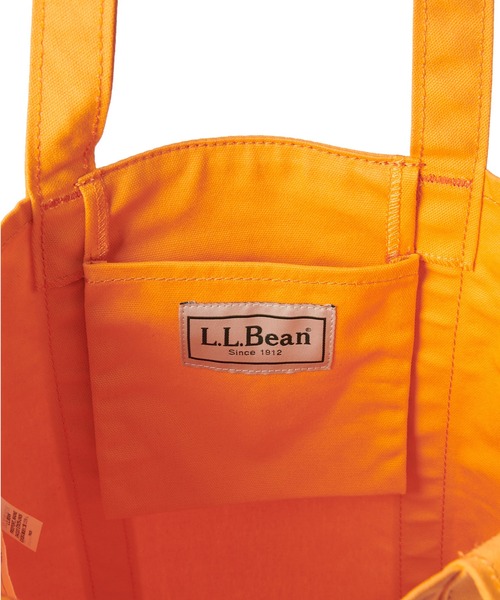 L.L.Bean（エルエルビーン）の「【L.L.Bean/エル・エル・ビーン】 record tote bag for bonjor records exclusive（トートバッグ・レディース・チャコールグレー/オレンジ・FREE）」の18枚目の写真