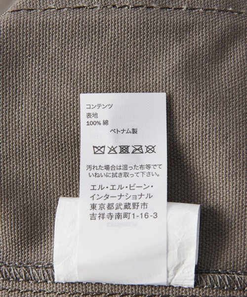 L.L.Bean（エルエルビーン）の「【L.L.Bean/エル・エル・ビーン】 record tote bag for bonjor records exclusive（トートバッグ・レディース・チャコールグレー/オレンジ・FREE）」の19枚目の写真