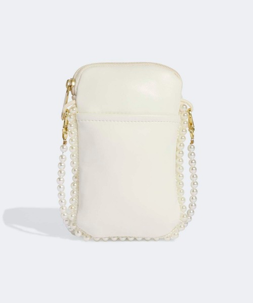 adidas(アディダス)の「フェスティバルバッグ ビーズ付き / アディダスオリジナルス adidas Originals(ショルダーバッグ・レディース・ホワイト/ブラック・FREE)」の3枚目の写真