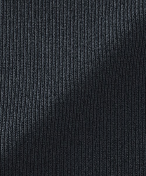 無印良品(ムジルシリョウヒン)の「紳士 洗える畦編みポロセーター(ニット/セーター・メンズ・ダークネイビー/カーキ/ライトグレー・L/XL/S/M)」の4枚目の写真