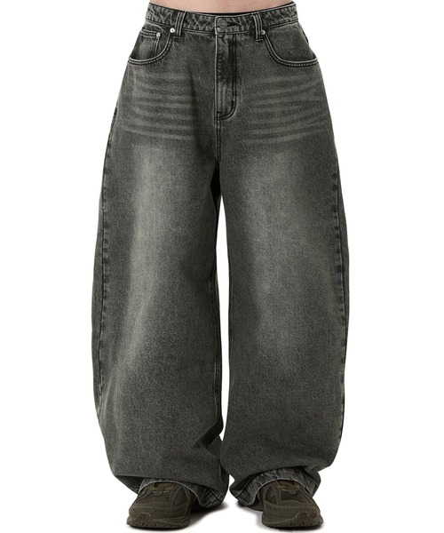 OY（オーワイ）の「『OY/オーワイ』WIDE VOLUME PANTS/ワイドボリュームパンツ（デニムパンツ・メンズ・ブラック/ホワイト・L/M/S）」の13枚目の写真
