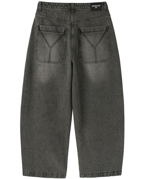 OY（オーワイ）の「『OY/オーワイ』WIDE VOLUME PANTS/ワイドボリュームパンツ（デニムパンツ・メンズ・ブラック/ホワイト・L/M/S）」の10枚目の写真