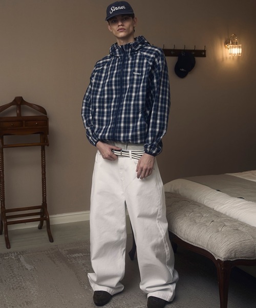 OY（オーワイ）の「『OY/オーワイ』WIDE VOLUME PANTS/ワイドボリュームパンツ（デニムパンツ・メンズ・ブラック/ホワイト・L/M/S）」の7枚目の写真