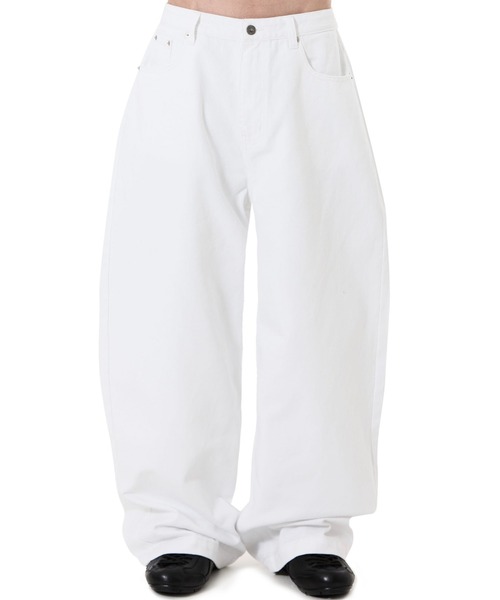 OY（オーワイ）の「『OY/オーワイ』WIDE VOLUME PANTS/ワイドボリュームパンツ（デニムパンツ・メンズ・ブラック/ホワイト・L/M/S）」の19枚目の写真