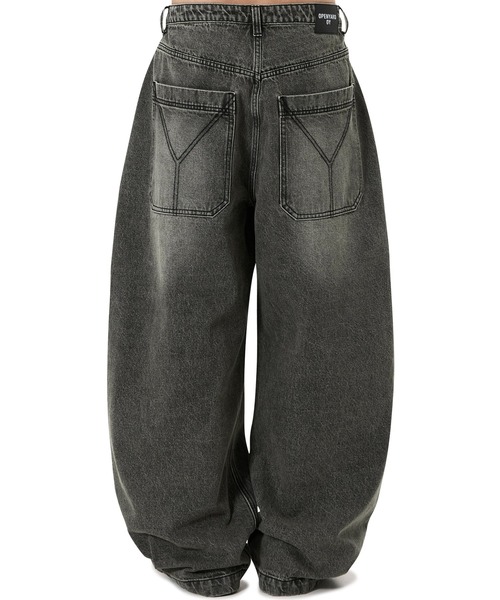 OY（オーワイ）の「『OY/オーワイ』WIDE VOLUME PANTS/ワイドボリュームパンツ（デニムパンツ・メンズ・ブラック/ホワイト・L/M/S）」の14枚目の写真