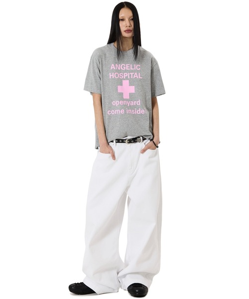OY（オーワイ）の「『OY/オーワイ』WIDE VOLUME PANTS/ワイドボリュームパンツ（デニムパンツ・メンズ・ブラック/ホワイト・L/M/S）」の21枚目の写真