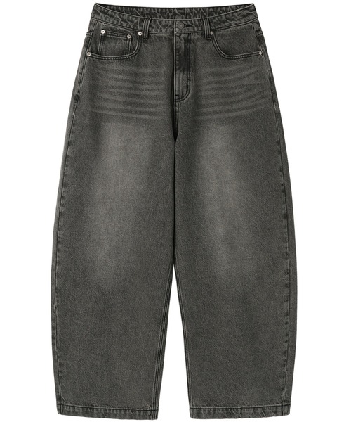 OY（オーワイ）の「『OY/オーワイ』WIDE VOLUME PANTS/ワイドボリュームパンツ（デニムパンツ・メンズ・ブラック/ホワイト・L/M/S）」の9枚目の写真