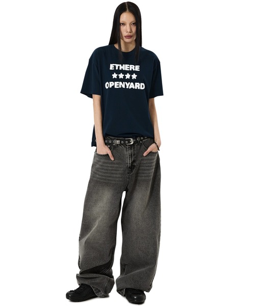 OY（オーワイ）の「『OY/オーワイ』WIDE VOLUME PANTS/ワイドボリュームパンツ（デニムパンツ・メンズ・ブラック/ホワイト・L/M/S）」の15枚目の写真