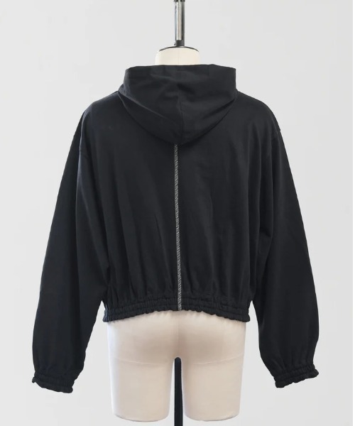 SHINYAKOZUKA（シンヤコヅカ）の「SHINYA KOZUKA/シンヤコズカ/ORDINARY HOME OLD ZIP HOODIE（パーカー・メンズ・ブラック/グレー・M/S）」の4枚目の写真
