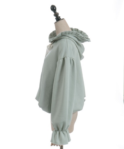 axes femme POETIQUE（アクシーズファムポエティック）の「リボン付きバルーンフーディー（Tシャツ/カットソー・レディース・イエロー/ミント/ピンク・MEDIUM）」の16枚目の写真