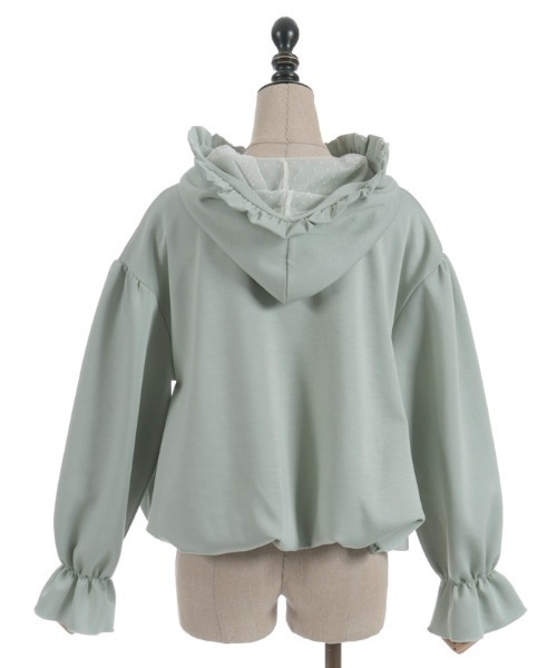 axes femme POETIQUE（アクシーズファムポエティック）の「リボン付きバルーンフーディー（Tシャツ/カットソー・レディース・イエロー/ミント/ピンク・MEDIUM）」の17枚目の写真