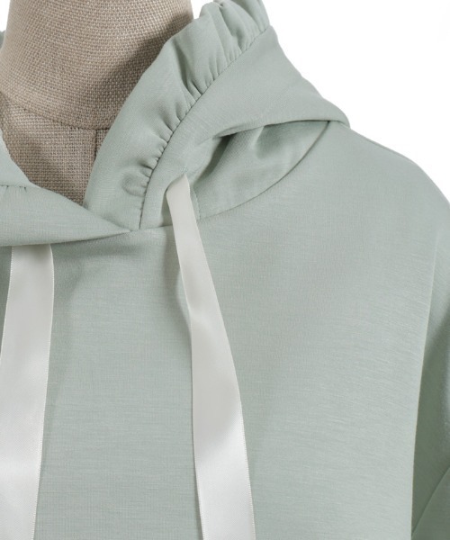 axes femme POETIQUE（アクシーズファムポエティック）の「リボン付きバルーンフーディー（Tシャツ/カットソー・レディース・イエロー/ミント/ピンク・MEDIUM）」の20枚目の写真