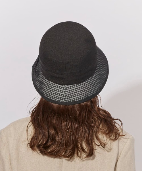 Chapeau d' O(シャポードオー)の「Chapeau d' O Flower Lace Linela Cloche / シャポードオー(ハット・レディース・ブラック/ナチュラル・M/57.5cm)」の6枚目の写真