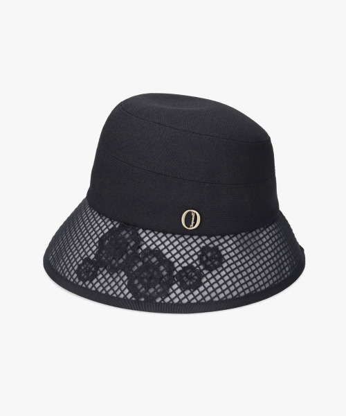 Chapeau d' O(シャポードオー)の「Chapeau d' O Flower Lace Linela Cloche / シャポードオー(ハット・レディース・ブラック/ナチュラル・M/57.5cm)」の10枚目の写真