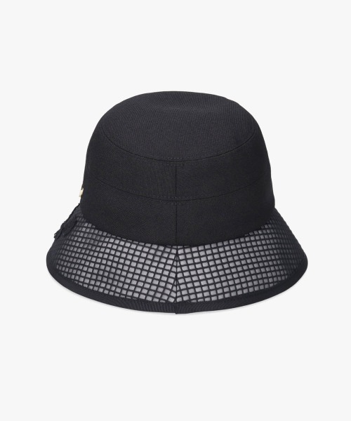 Chapeau d' O(シャポードオー)の「Chapeau d' O Flower Lace Linela Cloche / シャポードオー(ハット・レディース・ブラック/ナチュラル・M/57.5cm)」の11枚目の写真