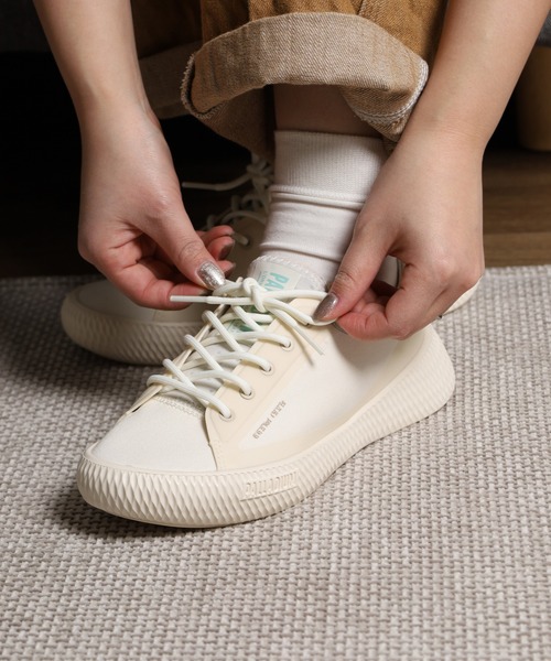 PALLADIUM(パラディウム)の「PALLANOVA CVS パラノヴァキャンバス スニーカー(スニーカー・レディース・ブラック/グレー系/オフホワイト・24cm/23.5cm/25cm/24.5cm/22.5cm)」の21枚目の写真
