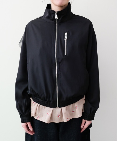 DOLLUPOOPS（ドールアップウップス）の「Tulle Frill Zip-up Blouson(チュールフリルファスナーブルゾン)（ブルゾン・レディース・ブラウン/ブラック・FREE）」の21枚目の写真