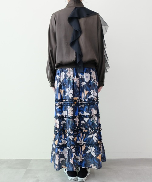 DOLLUPOOPS（ドールアップウップス）の「Tulle Frill Zip-up Blouson(チュールフリルファスナーブルゾン)（ブルゾン・レディース・ブラウン/ブラック・FREE）」の18枚目の写真