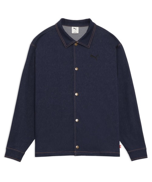 PUMA(プーマ)の「プーマ PUMA ESS ELEVATED デニム ライク JKT(デニムジャケット・メンズ・ネイビー/ブルー・LL/3L/S/M/L)」の15枚目の写真