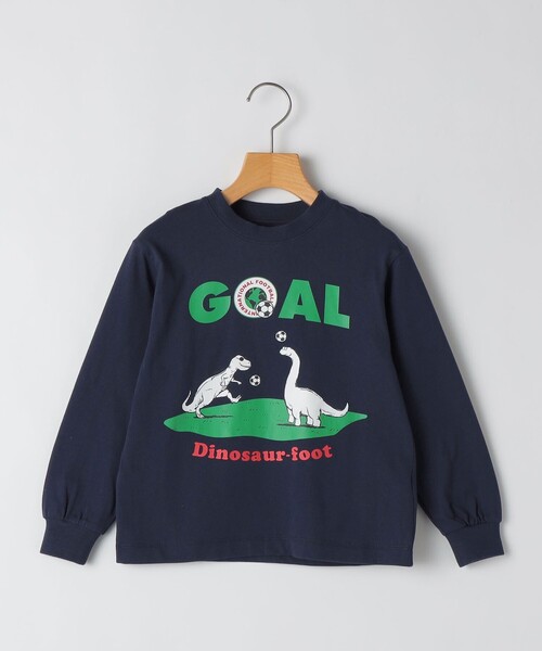 ARCH & LINE(アーチアンドライン)の「【SHIPS KIDS別注】ARCH&LINE:100~130cm / 恐竜 長袖 Tシャツ(Tシャツ/カットソー・キッズ・ホワイト/ネイビー・100/110/120/130)」の17枚目の写真