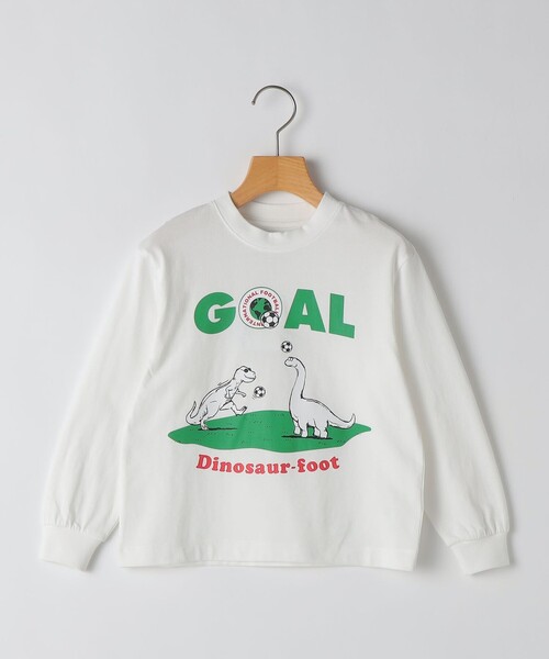 ARCH & LINE(アーチアンドライン)の「【SHIPS KIDS別注】ARCH&LINE:100~130cm / 恐竜 長袖 Tシャツ(Tシャツ/カットソー・キッズ・ホワイト/ネイビー・100/110/120/130)」の22枚目の写真