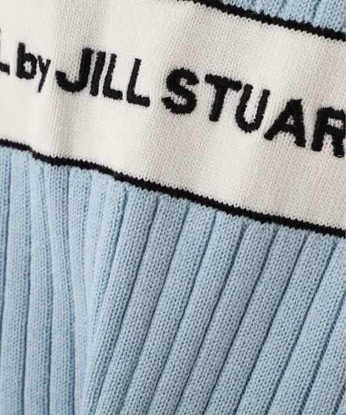 JILL by JILL STUART(ジルバイジルスチュアート)の「ポロ襟配色ラインリブニット(ニット/セーター・レディース・ネイビー/ブルー/ホワイト/ピンク・FREE)」の18枚目の写真